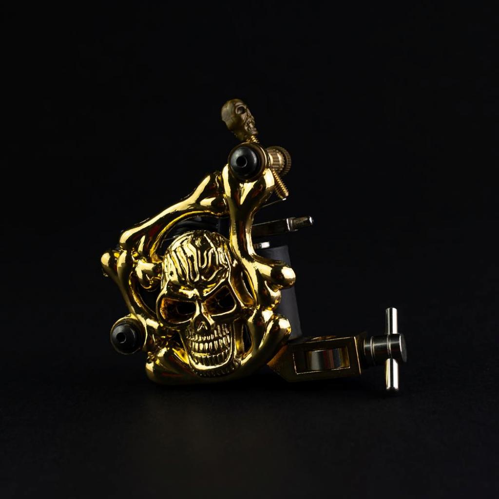 Gold Skull Tekercses Tetoválógép