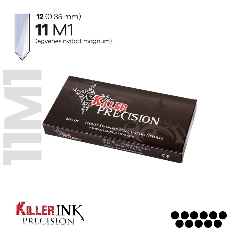 11M1 Nyitott Magnum PRECISION Tű - Prémium - /50 darab/