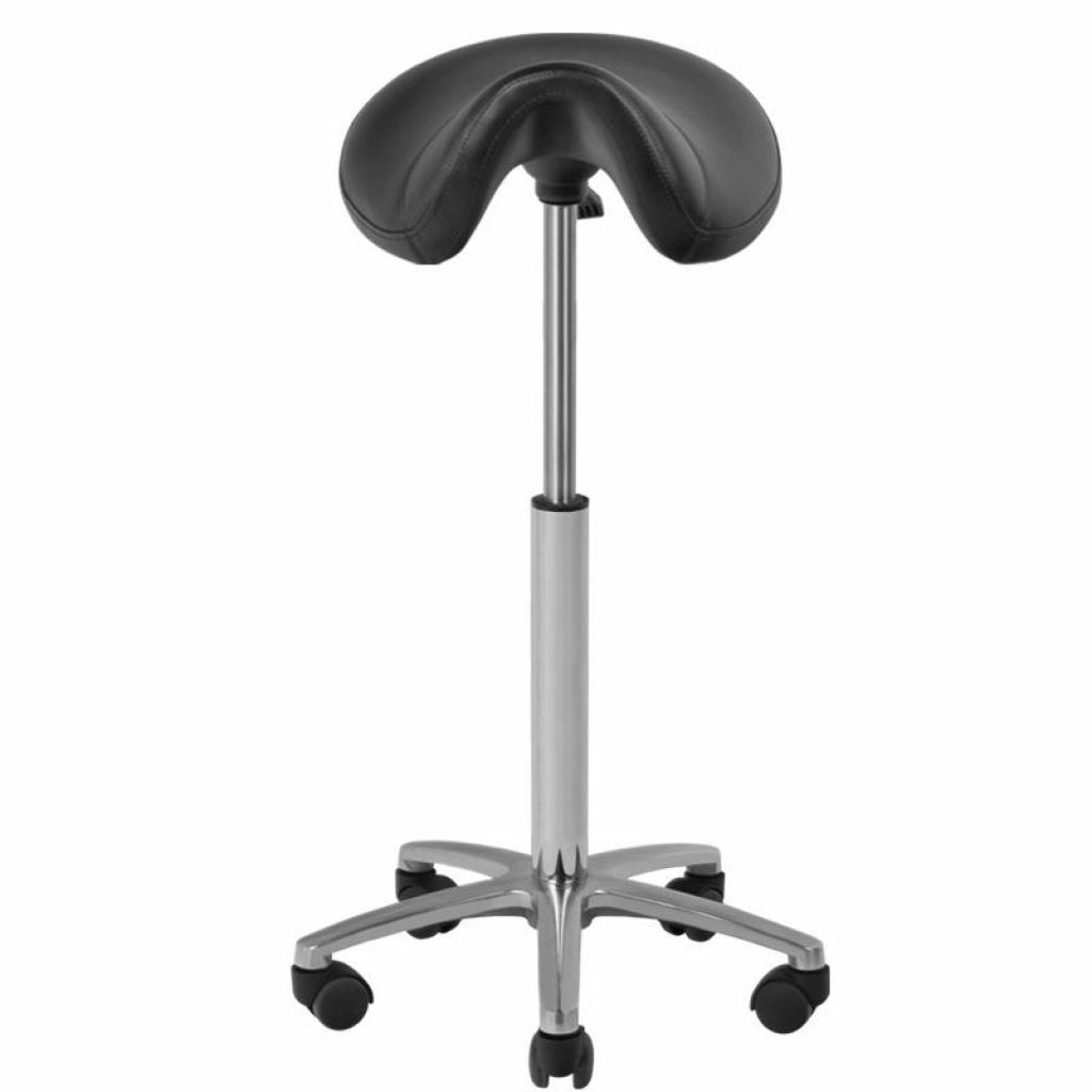 Design kozmetikai/borbély szék magas háttámlával (fekete)