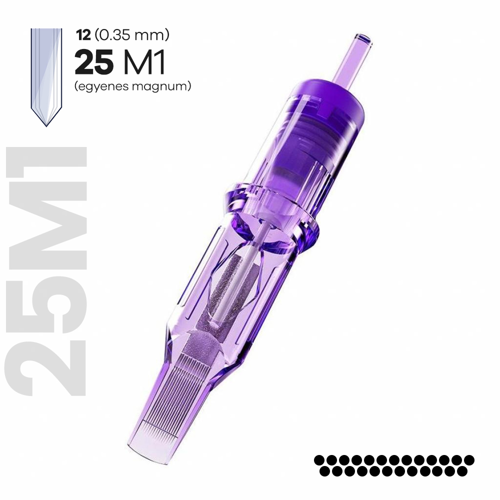 1225 MAST PRO (Nyitott MAGNUM - M1) - Tetováló tűmodul (0.35mm) 5 darab